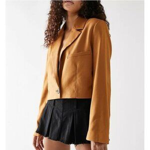 We The Free FP Block Party Crop Blazer Jacket